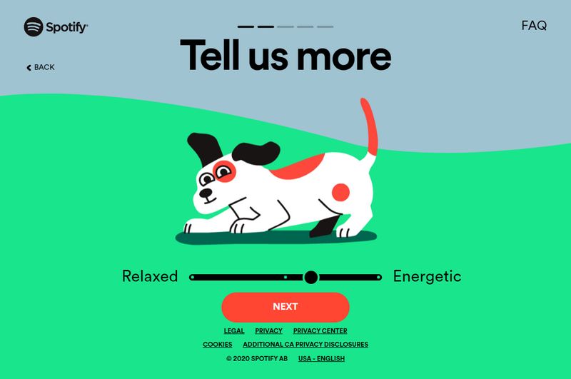 tell spotify more about your pet