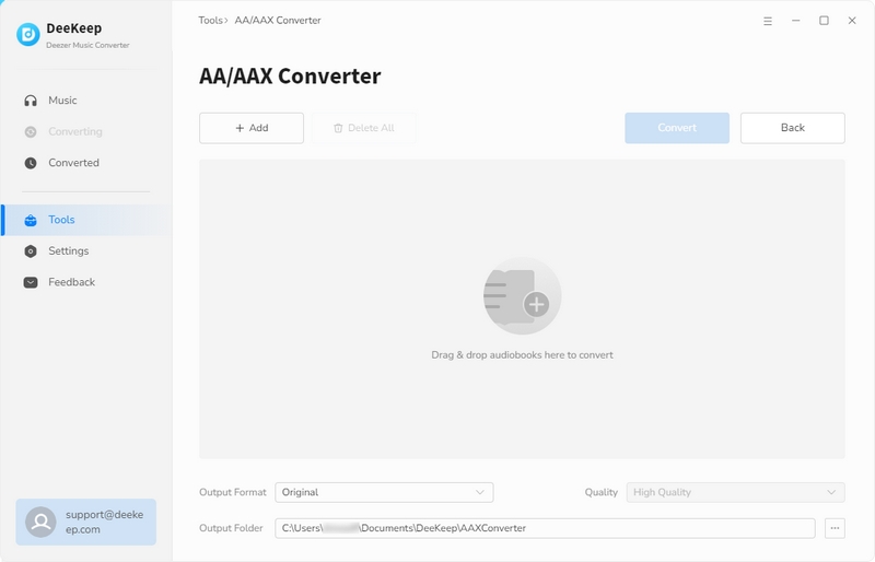 AA/AAX Converter