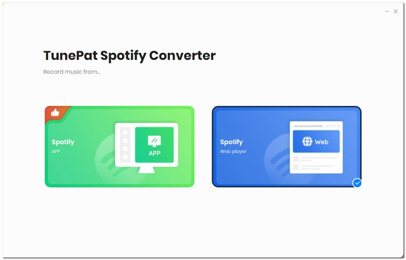 spotify converter interface