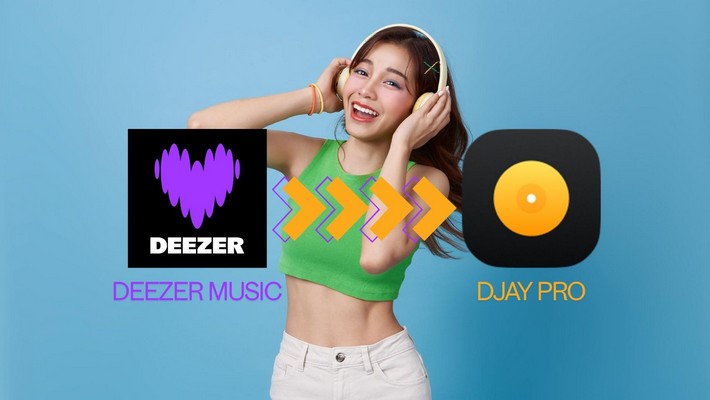 add deezer music to djay pro